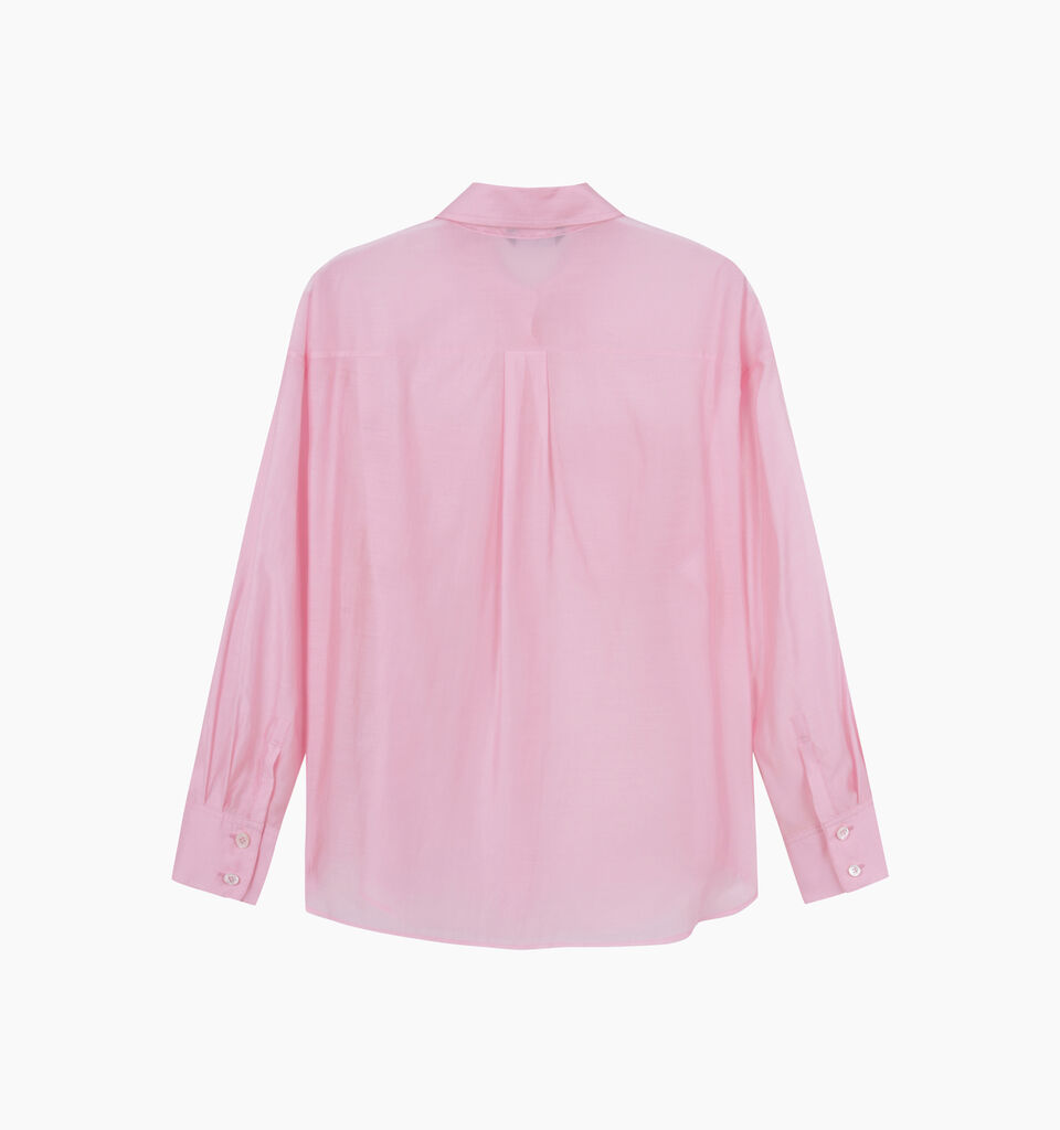 Camicia rosa con tasche - sisley k camicie - Rosa | Sisley K image number 2
